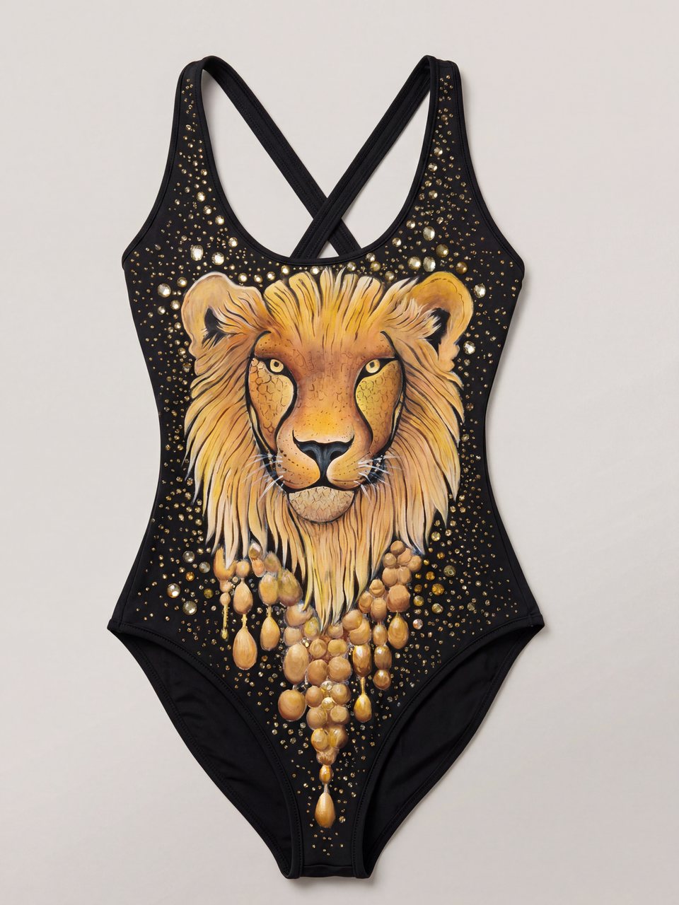 Black lion corset still