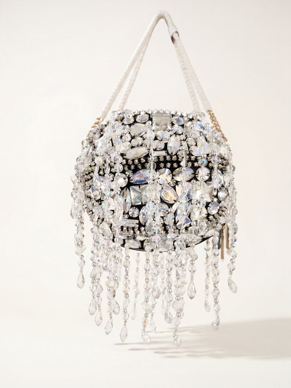 Crystal fringe bag still